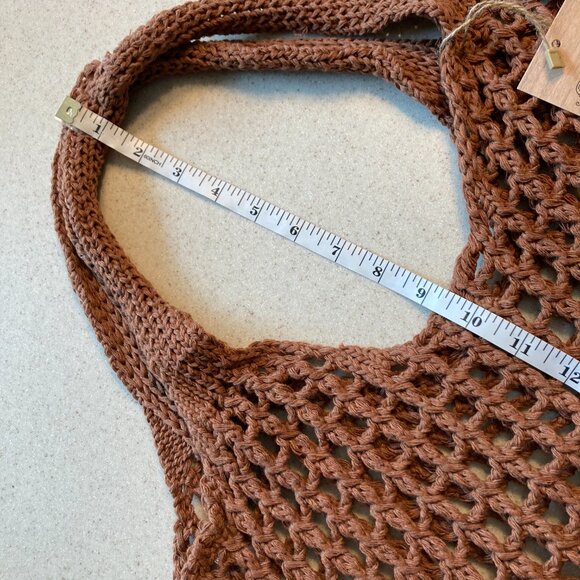 Crochet Beach Tote Market Bag - Picture 5 of 10